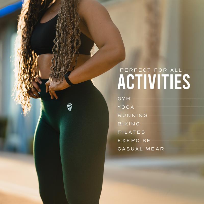 Gymreapers Infinity Seamless Workout Gym Leggings Ultra Comfortable Moisture Wicking Four Way Stretch Fit Back Scrunch Leggings for Women Activewear Skinny Yoga Bottoms High Waist