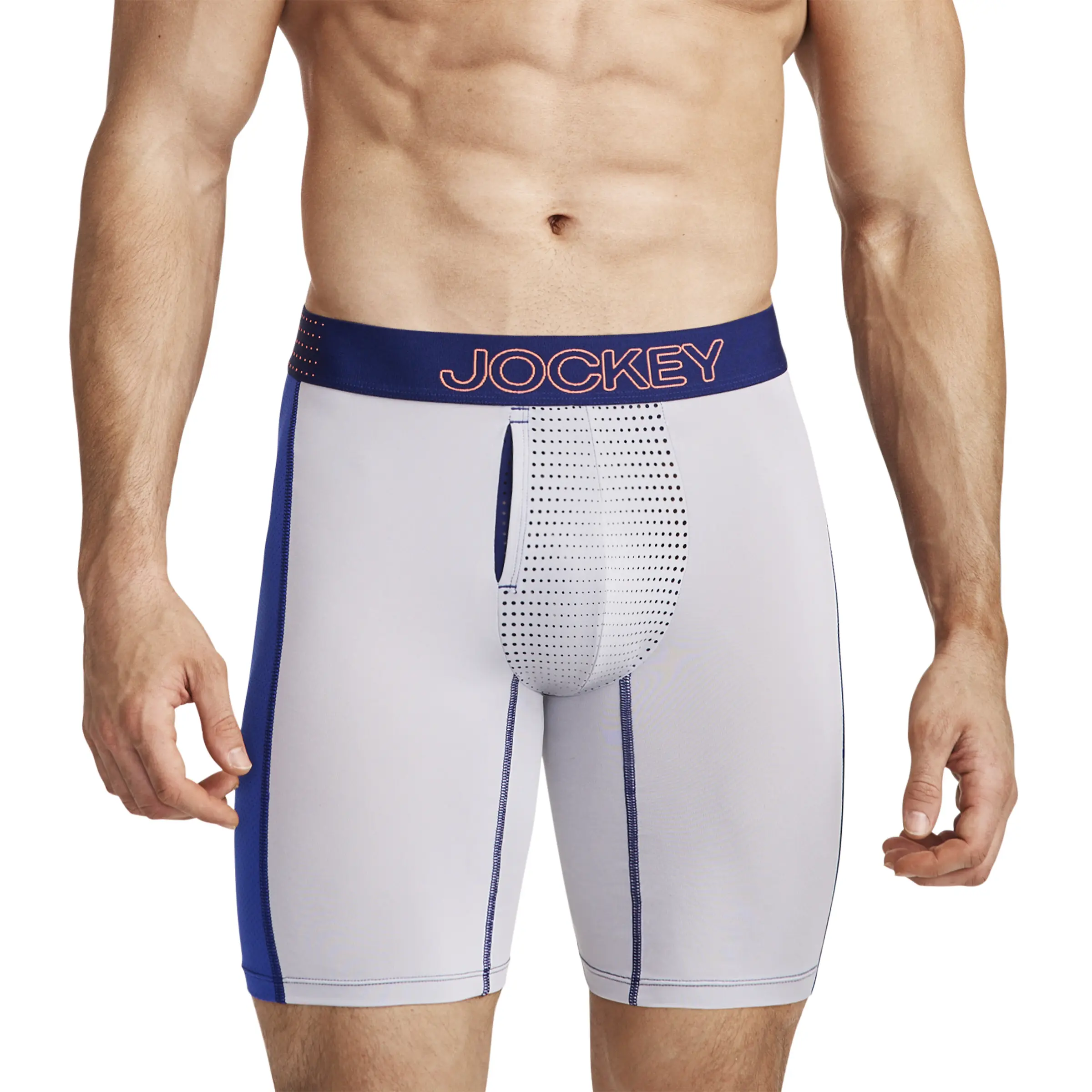 Jockey Men's EverActive VentraCool Air 7.5" Long Leg Boxer Brief