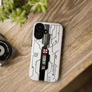 Resident Evil Umbrella Corp Graphic Phone Case | Futuristic Cyberpunk Biohazard Cover | Durable Shockproof Gamer Fan Merch Gift Idea for iphone and Samsung