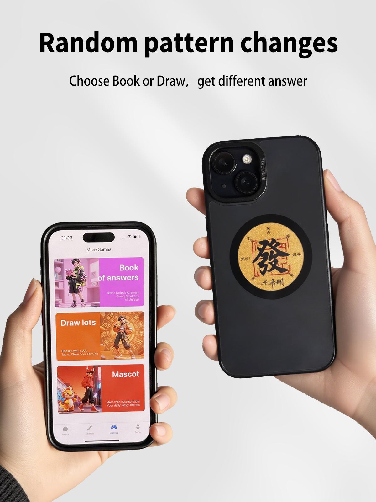 Efficient Tech E-Ink  for iPhone 17 16 15 Series Shockproof MagSafe Compatible Always-On Display Customizable Protective Cover Slim Armor Pocket-Friendly Profile  compatible model folio case