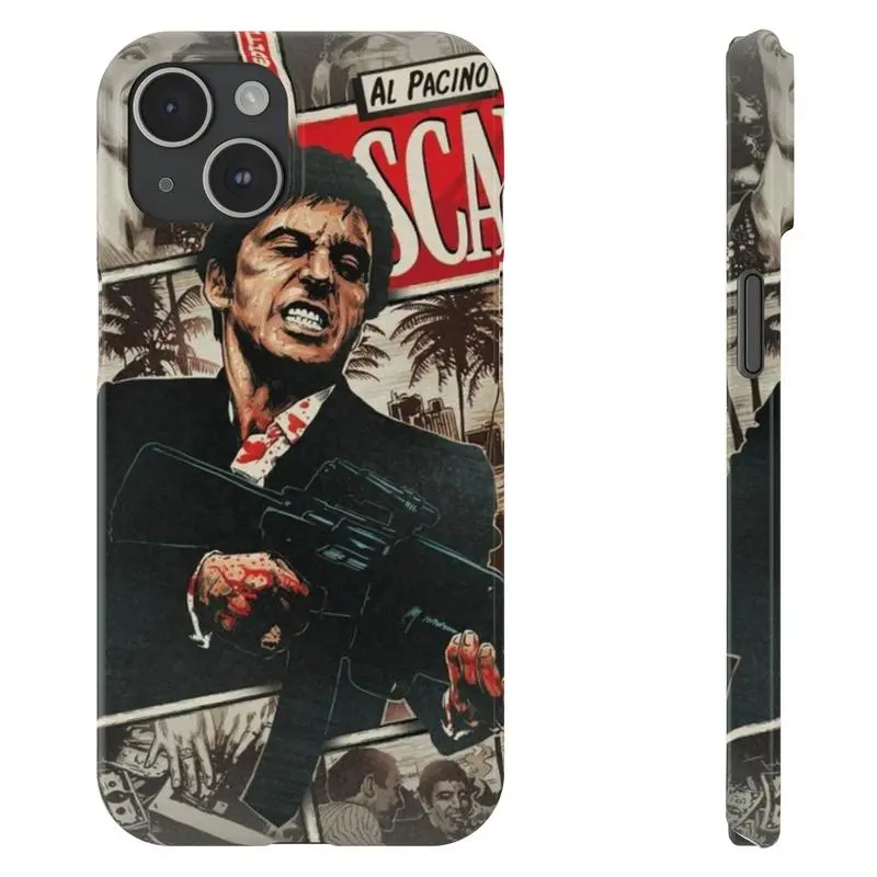 Scarface Vintage Phone Case Compatible with iphone 17 pro case 16 max plus air 15 14 13 12 11 & For Samsung Galaxy S25 S24 Ultra