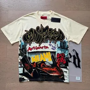 Summer New Godspeed Cotton T-shirt Men Women Top Quality Streetwear GOD SPEED Short Sleeve Hip Hop Tee