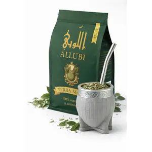 Starter Mate Set – Yerba Mate 250g with Cup & Bombilla 🧉 Tea Herbal Beverage Natural Taffy