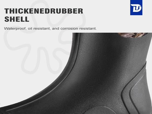 【No steel toe】Trudave Rubber Boots for Men Waterproof Rain Boots with Steel Shank Size 5-14 Anti-Slip Mud Boot Comfortable Industrial Shoe Kanati Work Footwear Outdoorfun Closed Camo Design 【No steel toe】Trudave Rubber Boots for Men Waterproof Rain Boots with Steel Shank Size 5-14 Anti-Slip Mud Boot Comfortable Industrial Shoe Kanati Work Footwear Outdoorfun Closed Camo Design