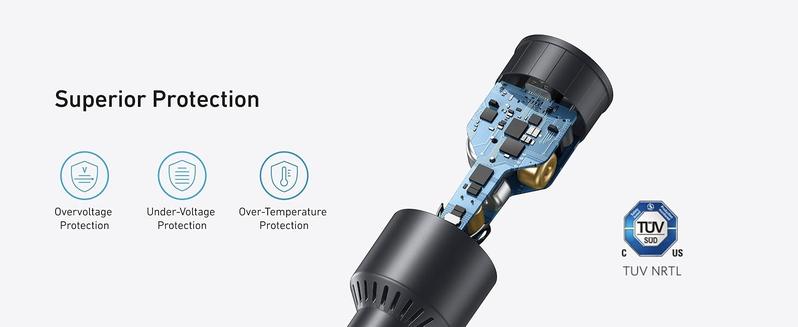 Anker 167.5W 3-Port USB-C Fast Car Charger, Compact Design, Simultaneous Charging for iPhone 17/16 Series, MacBook Pro/Air, Samsung Galaxy S24/S23, AirPods, and More Anker 167.5W 3-Port USB-C Fast Car Charger, Compact Design, Simultaneous Charging for iPhone 17/16 Series, MacBook Pro/Air, Samsung Galaxy S24/S23, AirPods, and More