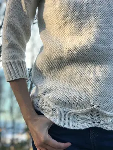 Piedmont Sweater – Knit Sweater Pattern | Bottom Up Raglan | 1 More Row Designs