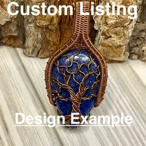 Custom Listing Tree of Life Copper Necklace for healing, protection, good luck, love