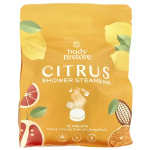 Body Restore Shower Steamers, Citrus, 15 Tablets, 13.2 oz