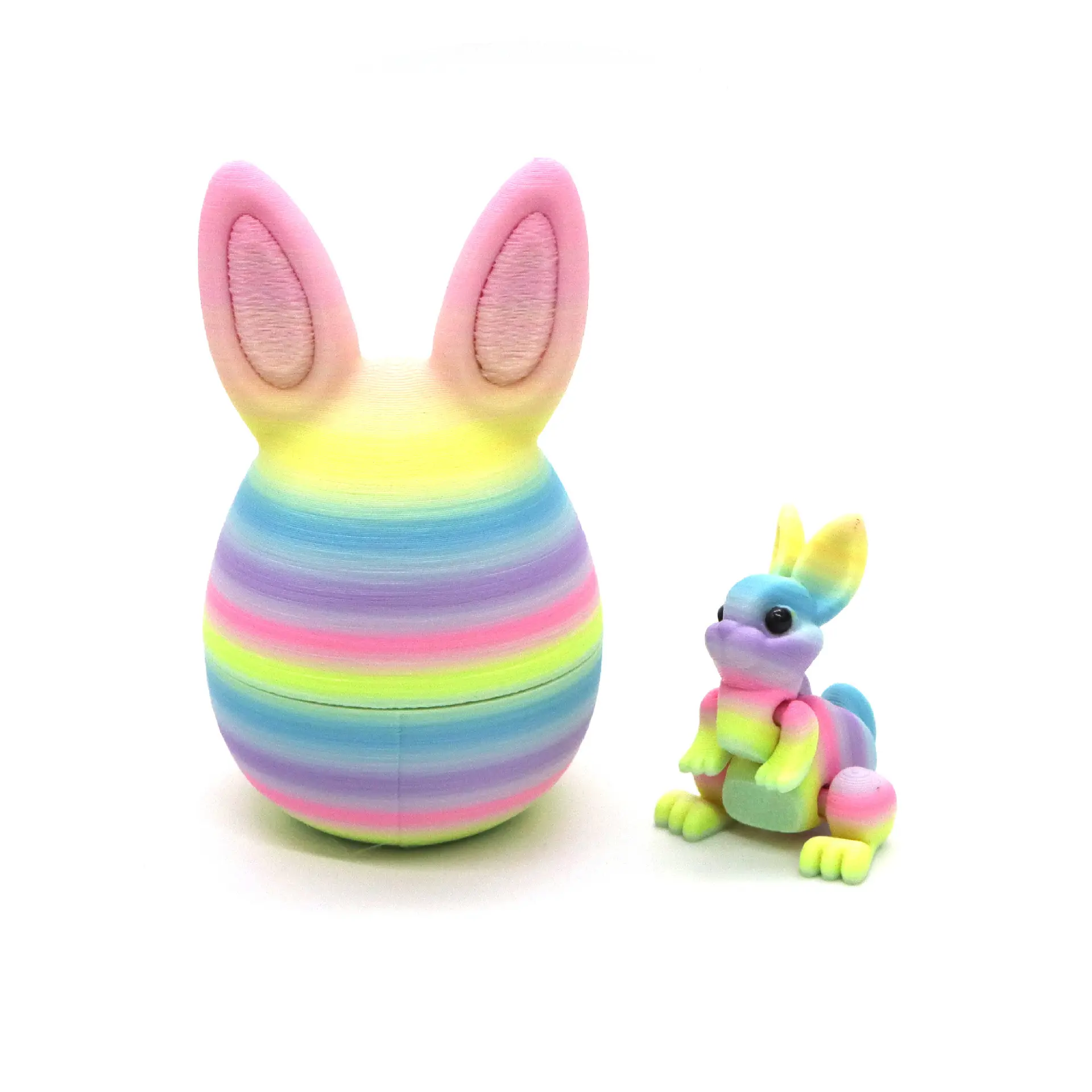1pcs 3D Printed graduation gifts Egg with Bunny Inside, Easter Basket Stuffers, Fidget  Bunny Egg Surprise Toy for Kids, Home Office Desktop Decor for  Decor Gifts Collectible Figurines Statue Bobblehead  appreciation gifts 2026 Decoration Figure