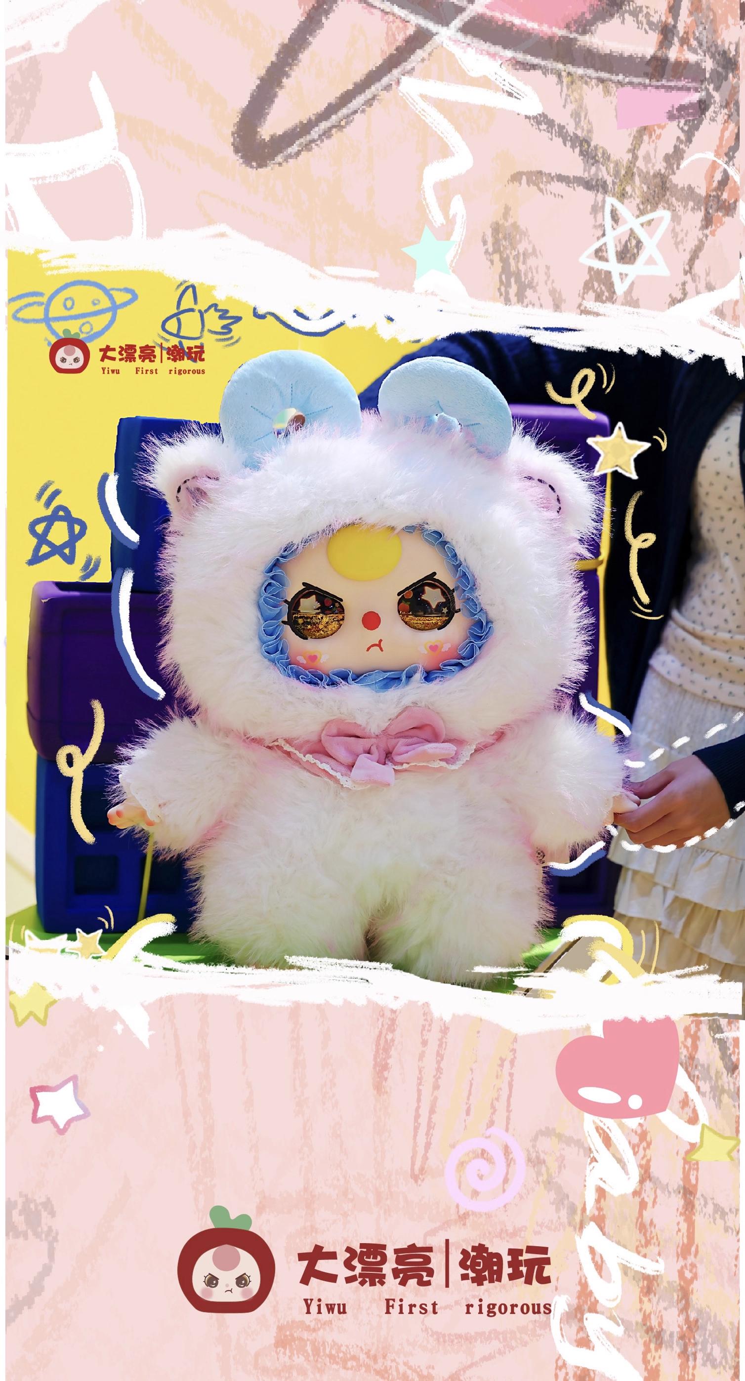 BabyThree 800% Neon AI Tech Glow Plush Blind Box | 6+1 Hidden AI Core | Futuristic Collector’s Edition