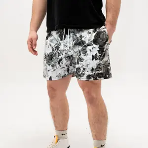 ARCTIC FLORAL SHORTS 5” INSEAM track short basketball