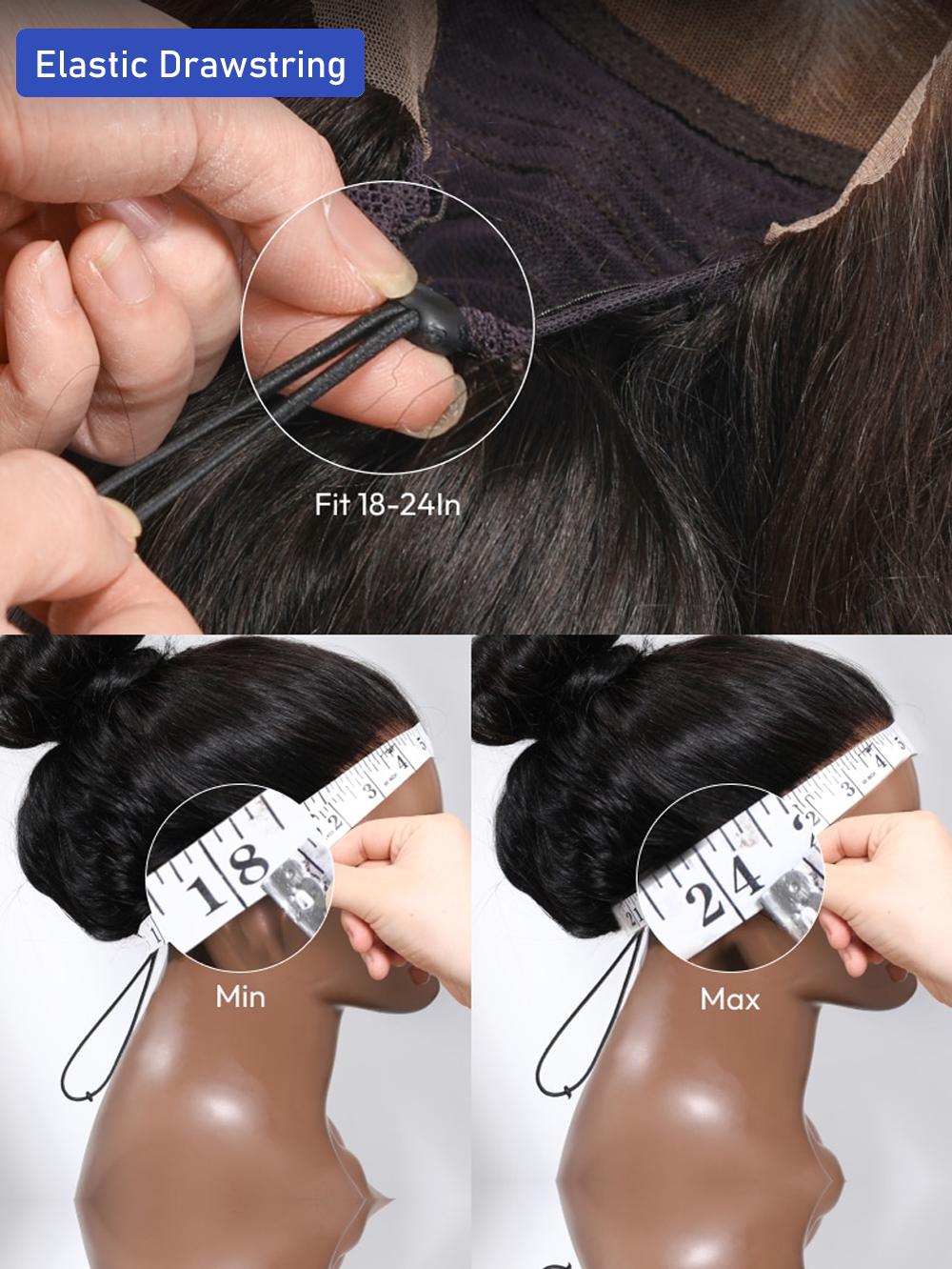 【New Arrival】Nadula Drawstring 13x4 Pre-Everything Lace Frontal Balayage Highlights Fluffy Natural Loose Wave Curtain Bangs Wig 100% Human Hair TikTokShopSpringGlowUp Greenish