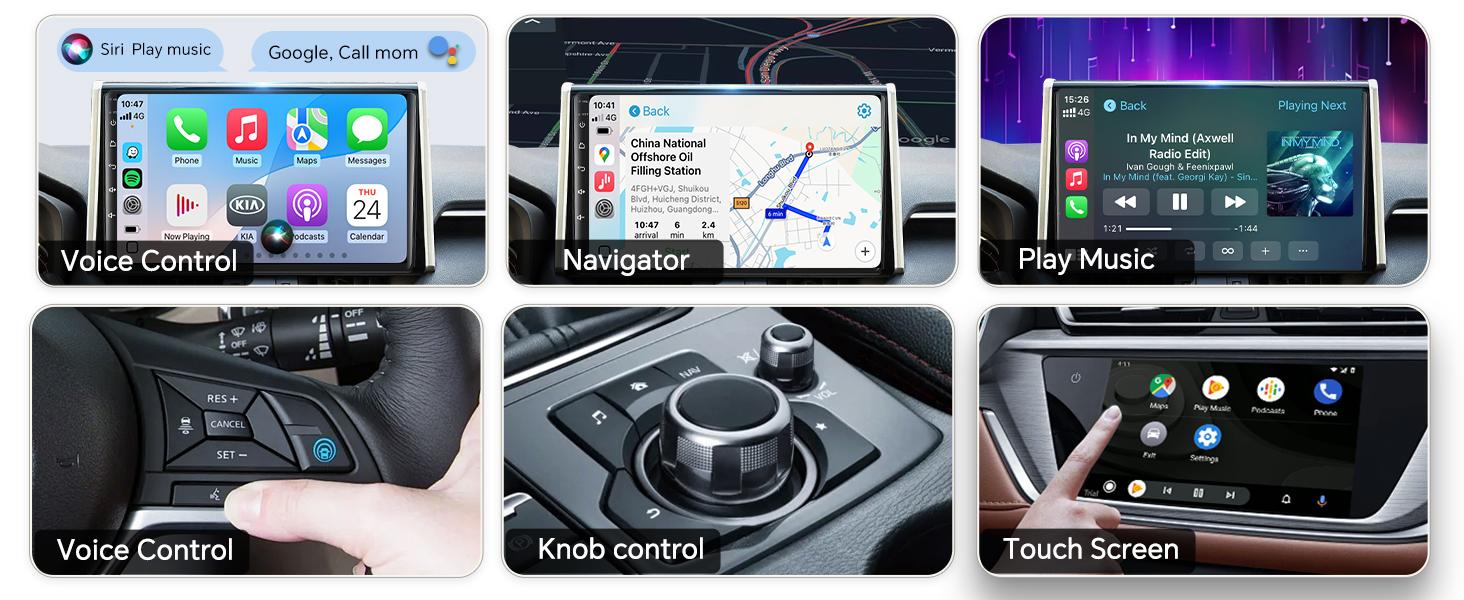 2air CarlinKit 5.0 Wireless CarPlay Wireless Android Auto Box 2.4G&5.8Ghz WiFi BT Auto Connect Plug&Play For Wired AA CP Cars Converter Adapter