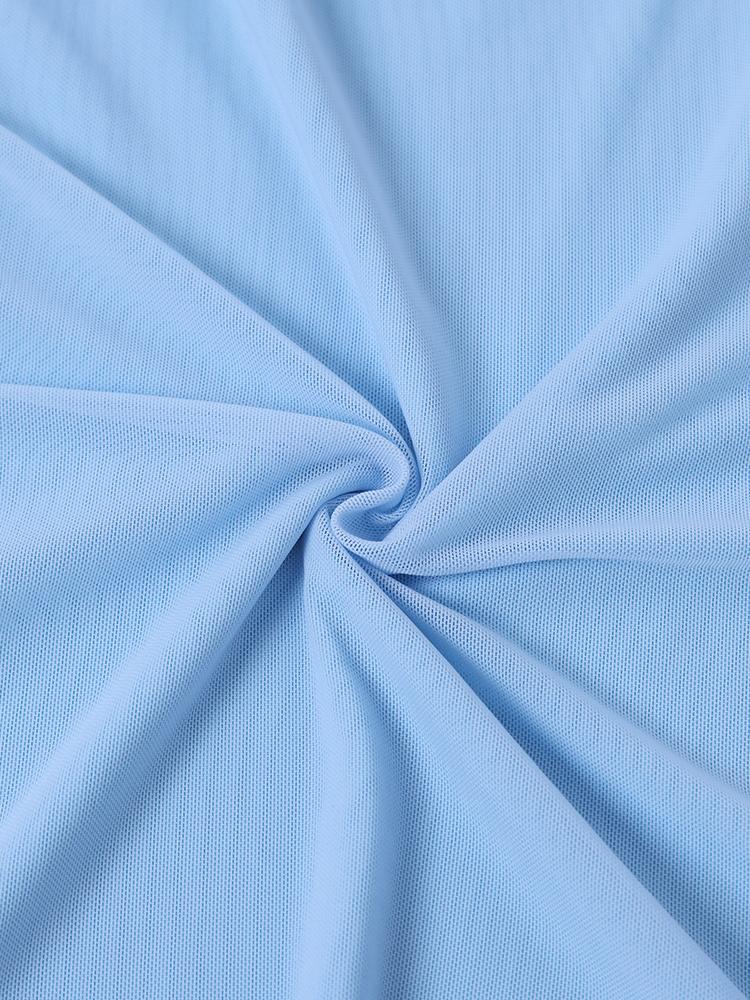 Off-neck Backless Bell Sleeve Ruched Bodycon Mesh Dress，Elegant Intellectual and Fashionable Party Dress