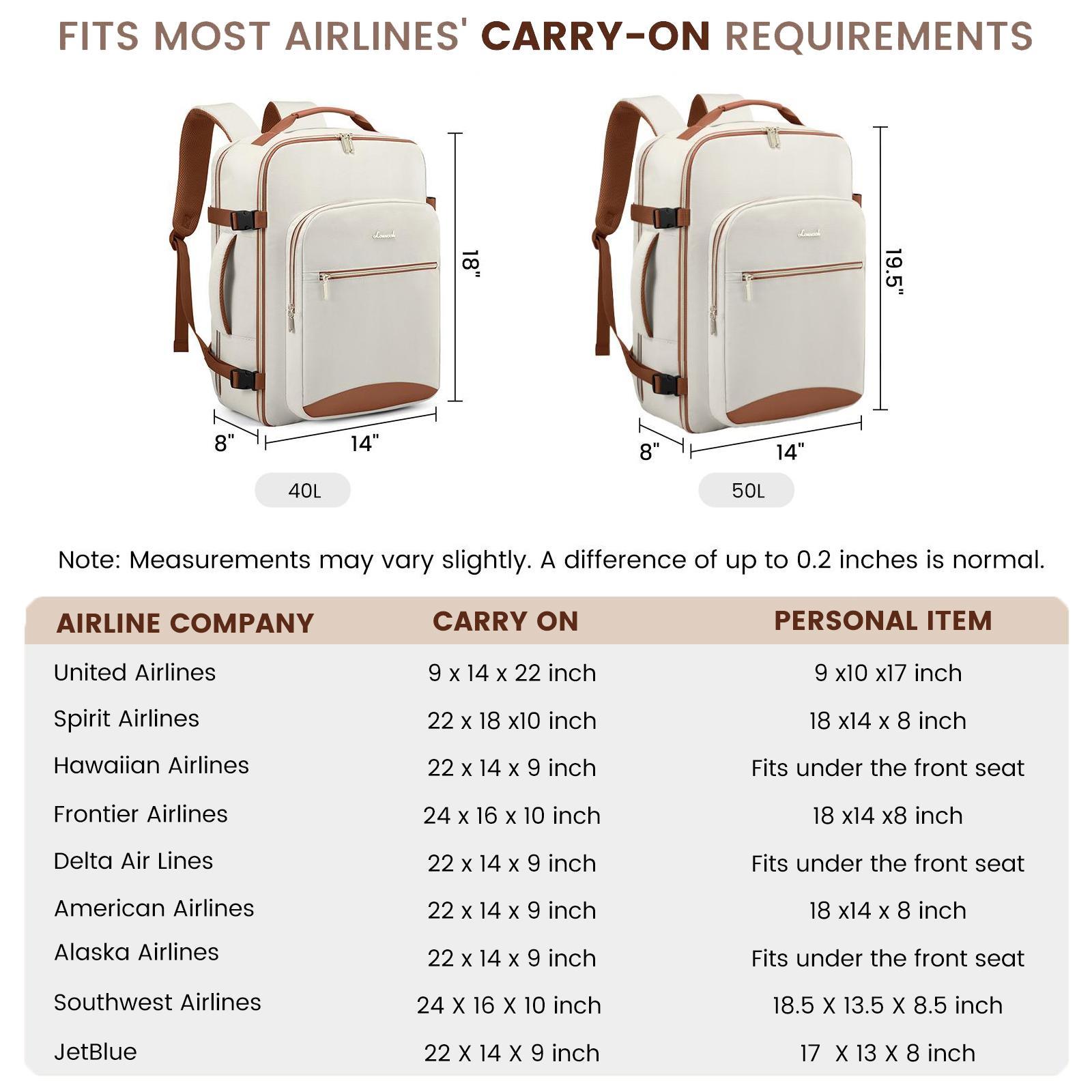 LOVEVOOK Colorblock Carry-On Travel Backpack with 3 Packing Cubes and Laptop Compartment - Personal Item,TSA-Friendly, Travel Essentials, Airline Approved Travel Bag for Hiking, Weekend, SpringStatements