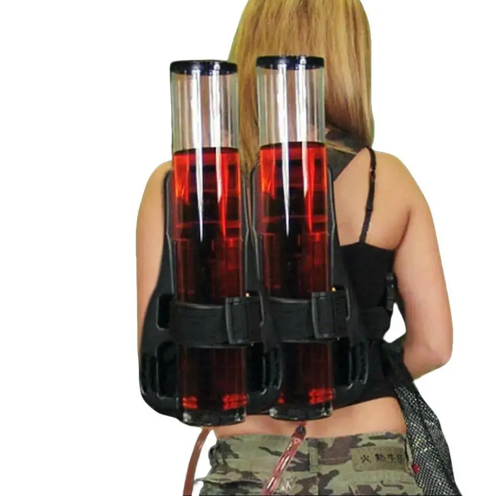 Unisex 6L Insulated Beverage Backpack - 3L Dual Tanks, Dual Drink Dispenser, Shot Pump Gun, Drinkware Stylish Flasks, Bar Beer Machine, Cocktail Maker, Tidy-Keeping Mesh Bag, Safety Straps, Flavor Choice for Outdoor Events (Kitchenware & Bar Utensils), Pi