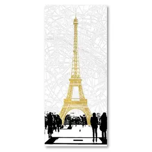 Courtside Market Paris Glam Canvas Wall Art - 12" x 24"
