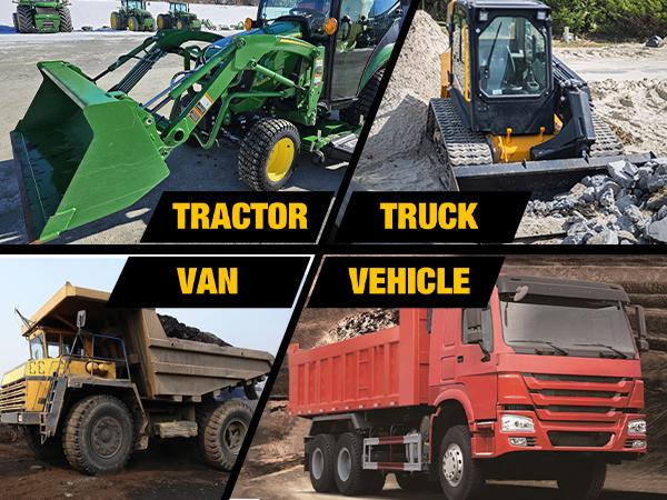 Nilight 3/8" Tractor Bucket Grab Hooks with 1/2" Tie Down Ring and 2" Receiver Grade 70 Forged Steel Bolt-On for John Deere Compact Tractor Bucket RV UTV Truck Max 4700LBS, Green Parts Vehicle Plate