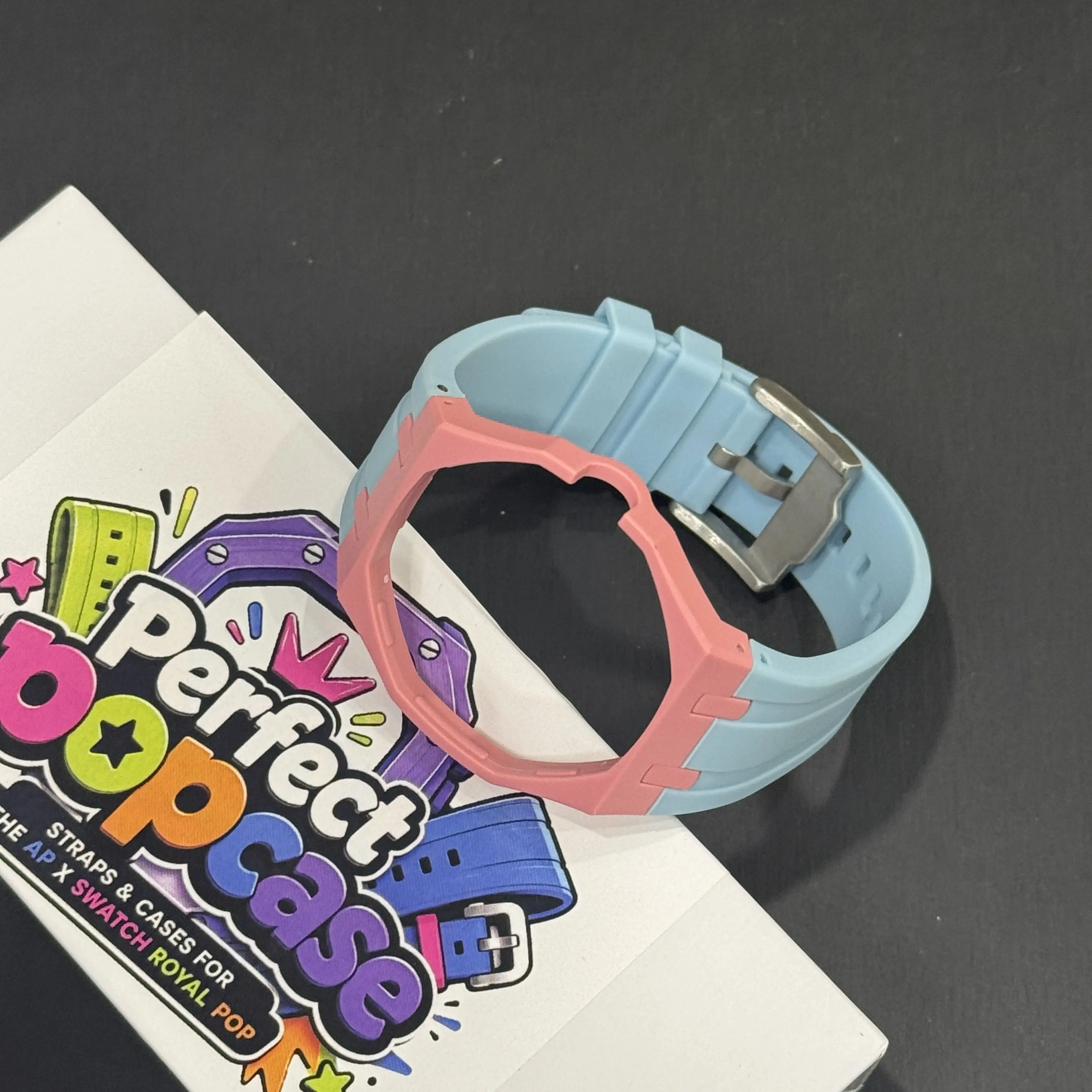 AP x Swatch Custom Wrist Strap BioCeramic Royal Pop LifeTime Warranty Fast Ship