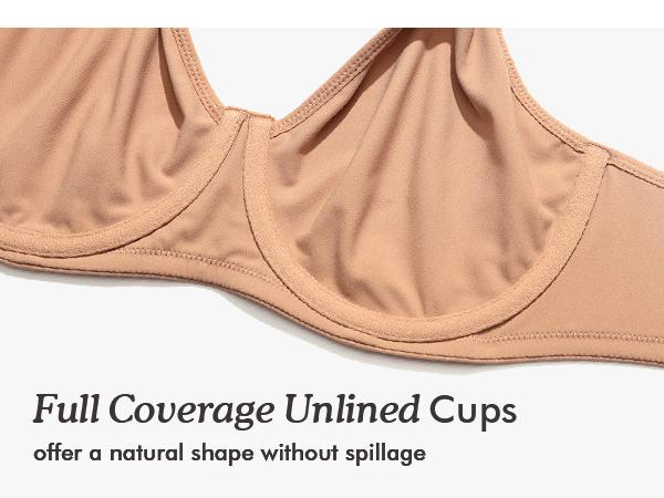 DELIMIRA Women's Inbarely Plus Full Coverage Bra No Padded Plus Size Underwire Unlined Seamless Bras SpringStatements DELIMIRA Women's Inbarely Plus Full Coverage Bra No Padded Plus Size Underwire Unlined Seamless Bras SpringStatements