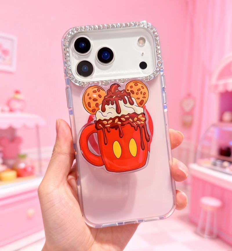 Collapsible Phone Stand with Flower Shape  Multi Functional Stand Holder with Expanding Design for Smartphone Tablet Cell Phone Accessory Magnetic