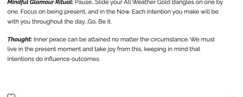 Gold All Weather Bangles® (Set of 9) - Serenity Prayer