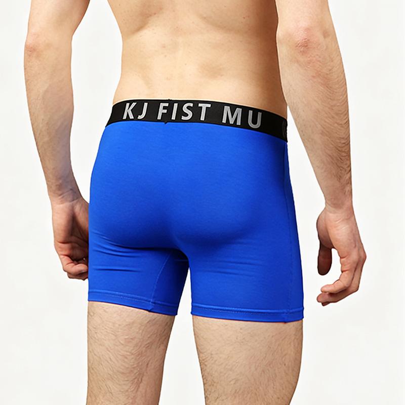 KJFISTMU 16-piece men's boxer briefs set, featuring bright geometric patterns, medium stretch, breathable and comfortable, solid colors, colorful striped waistband print, suitable for daily wear, boxer shorts, comfortable underwear, durable craftsmanship