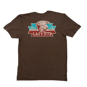 Lazy J Ranch El Rancho Short Sleeve T-Shirt - Brown