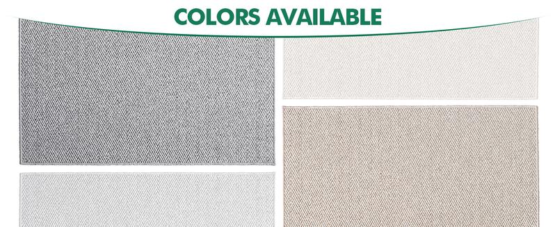 LUMI Ultra Thin Indoor Door Mat for Entrance, Non Slip Entryway Mat, Low Profile Doormat, Unique Herringbone Design Carpet for Inside, Patio, Porch, Beige dog washable rugs five bow rug house