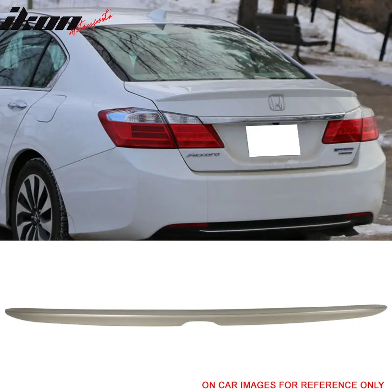 Trunk Spoiler for Honda Accord 2013-2017 OEM Style #YR591P Champagne ABS