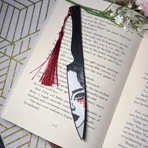 3d Printed Girl on Knife Bookmark