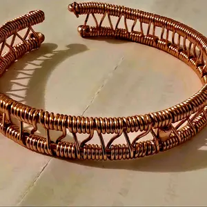 Unisex Handmade Copper Bracelet