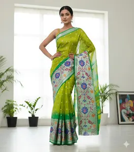 Jute Silk Saree