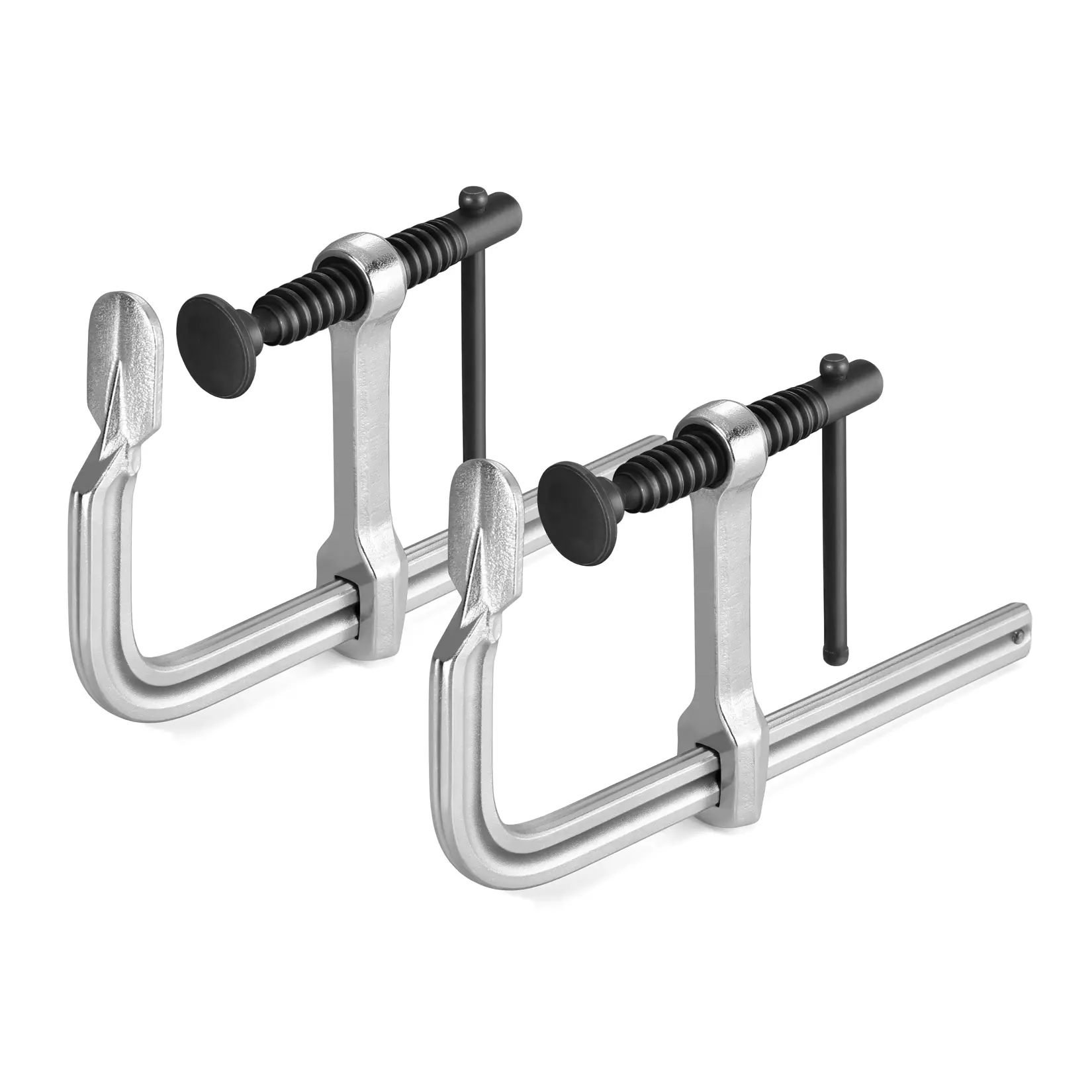 #BacktoSchool Jorgensen Bar Clamps, 6-Inch Light-duty Drop Forged Steel Bar Clamps for Woodworking and Welding, 2 Pack