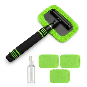 Windshield Cleaner Tool, Car Interior Window Cleaning, Wiper Inside Windshield Brush for Car & Home Windows
