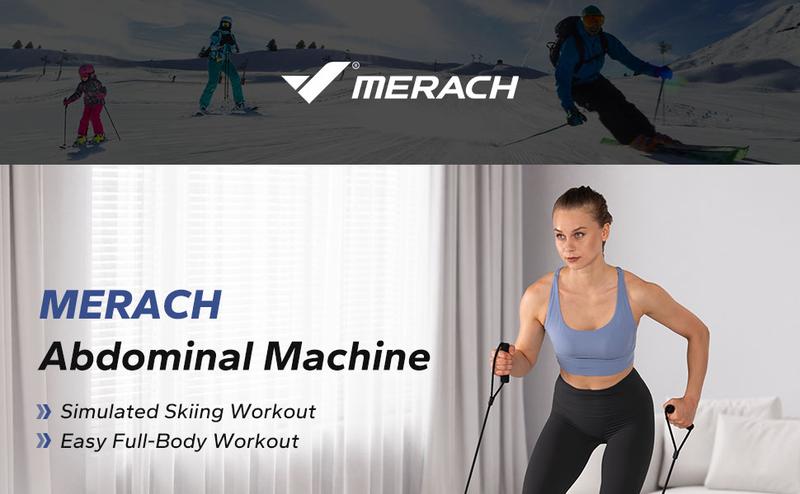 MERACH Balancing Machine, Leg Exercise Low Impact Plyometric Training Fun Cardio Trainer Full Body Aerobic Exercise Equipment