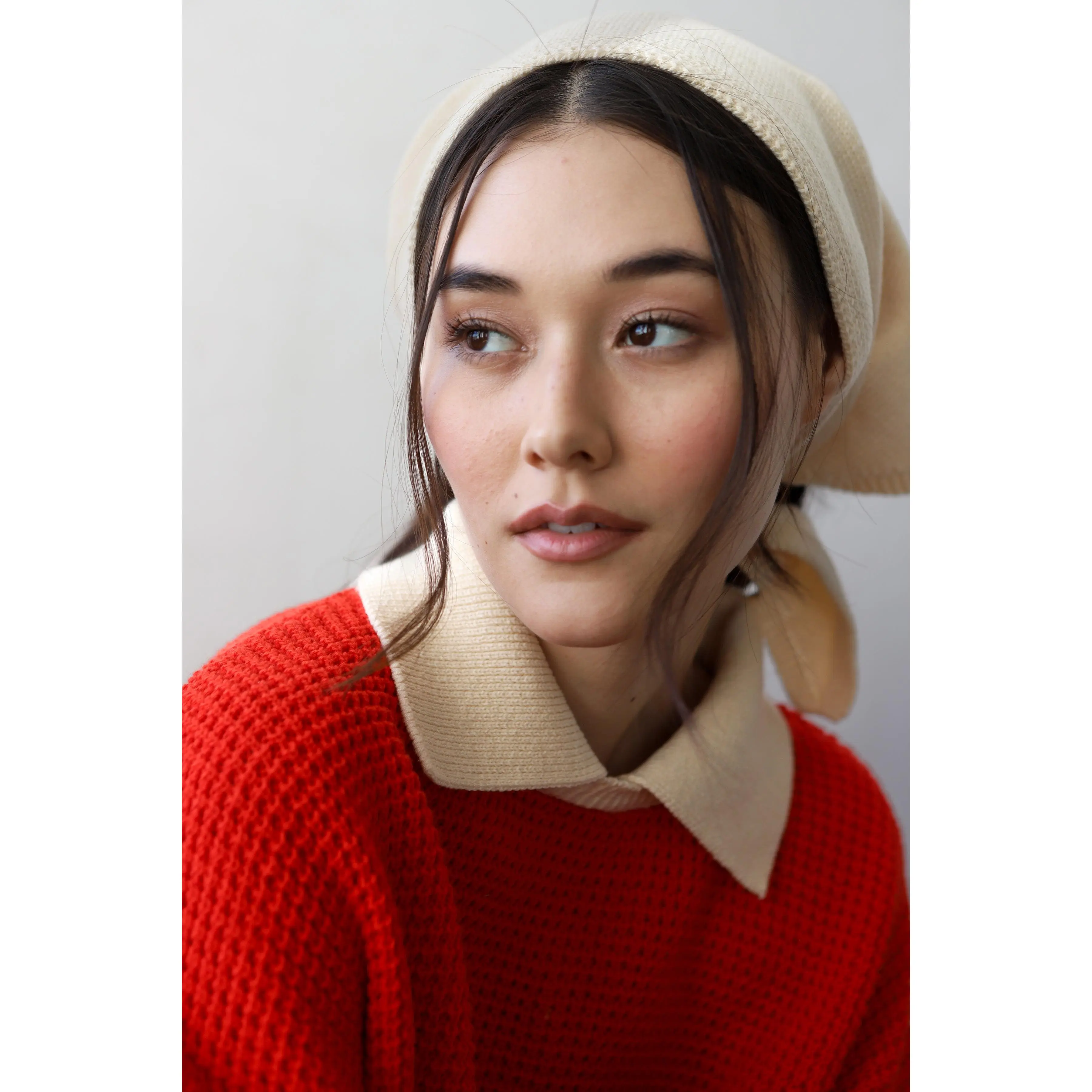 Handkerchief Scarf - Creme