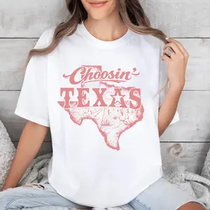 Choosin' Texas Ella Langley Shirt, Country State Pride Shirt, Western Texas Shirt, Pride Wear Outfit, Texas Lover Gift, Country Lifestyle Top, Texan Shirt