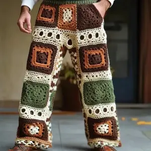 Men’s Custom Made Crochet Sweatpants