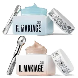 IL.MAKIAGE Power Lift PlumpingCreamAdvanced Anti-Aging 1.7 oz+lLMAKIAGE -Power Redo Wrinkle Fix-Advanced Anti-Aging Blur & SmoothWrinkle Filler - CoffeeSeed + VitaminC+ Rosehip Oil 0.67 oz20ml