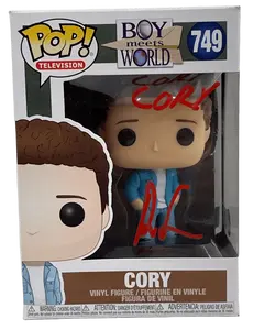 Ben Savage Authentic Autographed Cory Boy Meets World 749 Funko Pop Figure