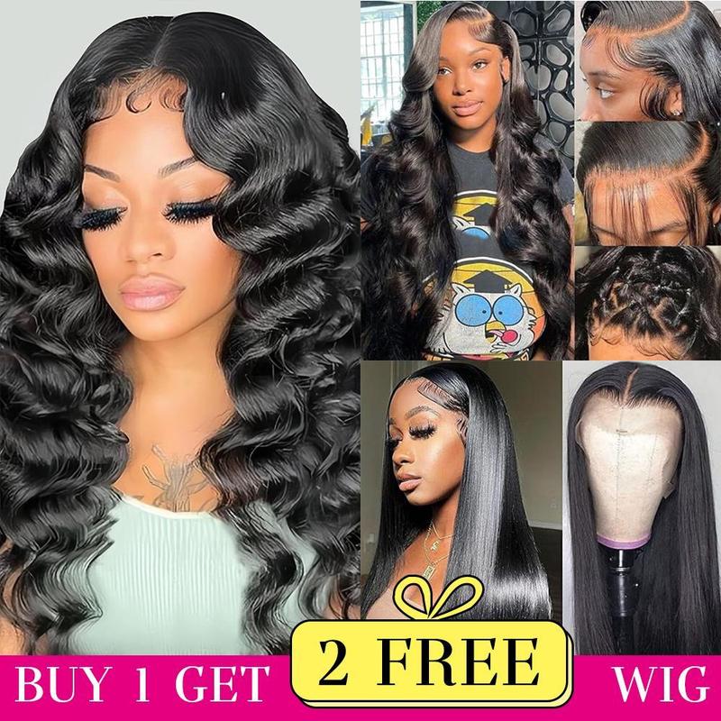 {Combo sale 30"&30"&30"}" 13x4 buy 1 get 3 wig Lace Front Wigs Human Hair 180% Density Human Hair Wigs for Black Women