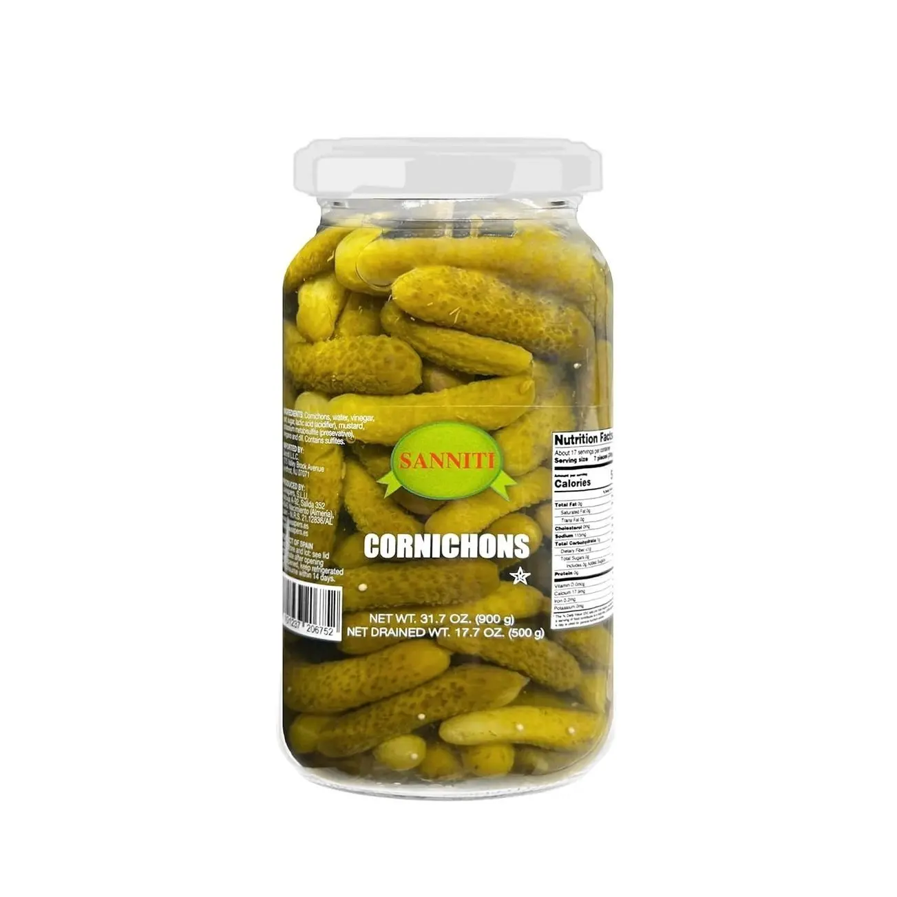 Sanniti Spanish Cornichons - 33.5 ounceundefined