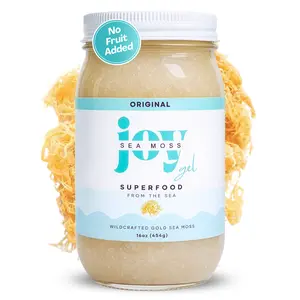 Joy Sea Moss Gel 16 oz Made in USA Rich in Vitamins Minerals Real Fruit Nutritional Supplement Original Superfood