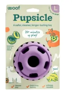 Woof Dog Pupsicle Lavendar LG