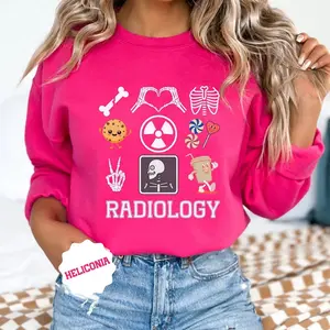 Radiology Sweatshirt X-Ray Tech Graduation Crewneck for RAD MRI Techs and XRay Technicians Radiologist Life Gift Nursing Grad