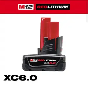 Milwaukee M12 XC 12V BATTERY 6.0AH