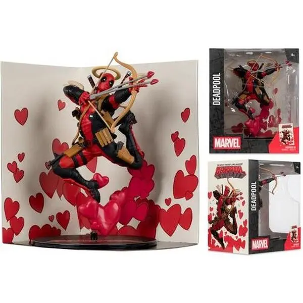 McFarlane Toys - Marvel Deadpool #26 1:10 Vinyl Statue Figurine, TV Movie Char Collectible Display Item [COLLECTIBLES]