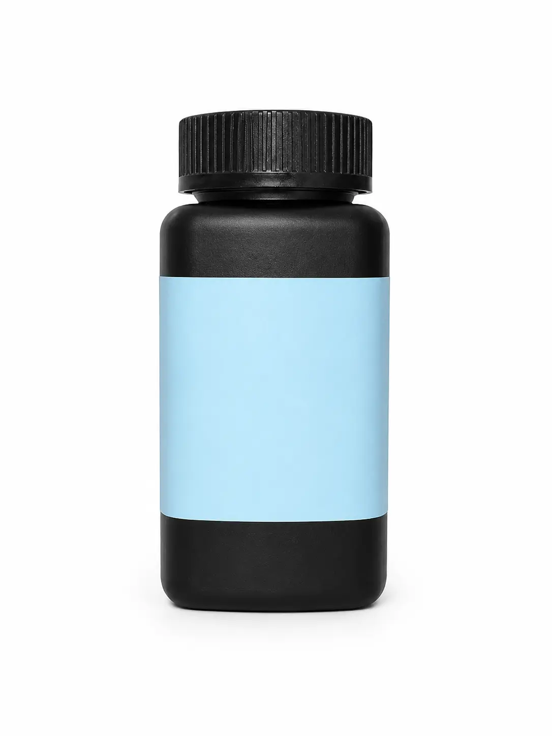 Generic black bottle, twist off