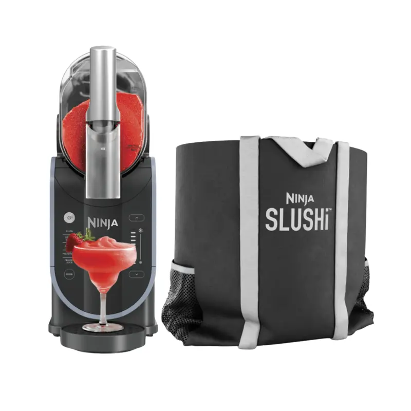 Ninja SLUSHi Professional Frozen Drink Maker 88 oz + Ninja SLUSHi Travel Tote